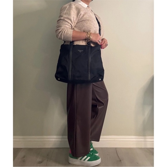 Prada Handbags - Prada Black crossbody bag vintage